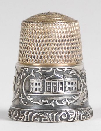 Lot #301 Nancy Reagan Silver Thimble - Image 3