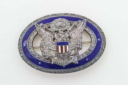 Lot #22 Edith Galt Wilson’s Engraved Brooch - Image 1