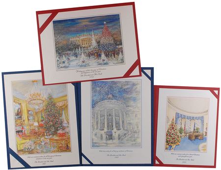 Lot #316 George Bush White House Staff Christmas Gift Prints - Image 1