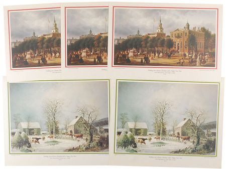 Lot #273 Gerald Ford White House Staff Christmas Gift Prints - Image 1