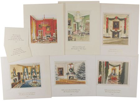 Lot #284 Ronald Reagan White House Christmas Gift Prints - Image 1