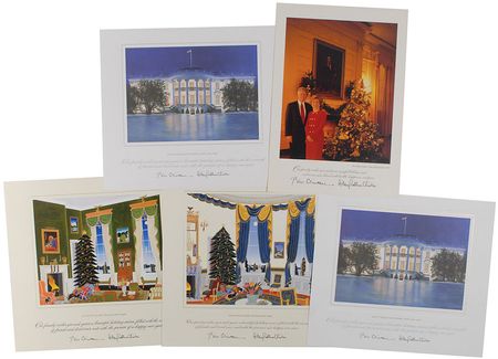 Lot #324 Bill Clinton White House Christmas Gift Prints - Image 1