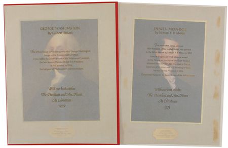 Lot #257 Richard Nixon White House Christmas Gift Prints - Image 2