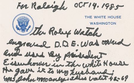 Lot #177 Dwight D. Eisenhower?s Rolex Watch - Image 10