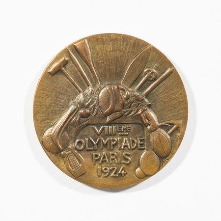 Lot #401 R. Earl Johnson’s Paris Olympics 1924 Bronze Winners Medal - Image 1
