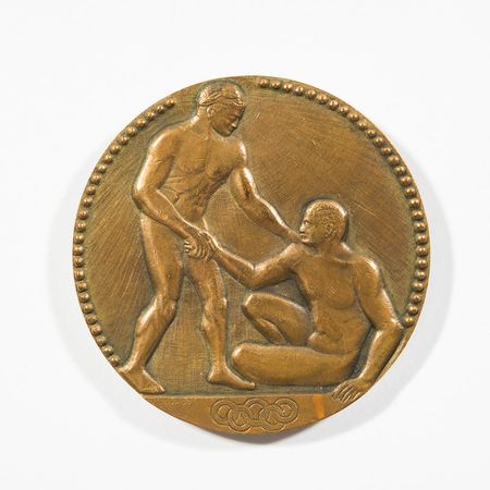 Lot #401 R. Earl Johnson’s Paris Olympics 1924 Bronze Winners Medal - Image 2