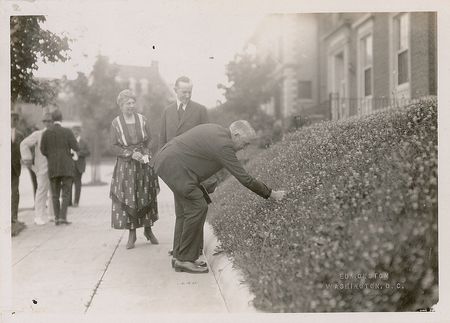 Lot #45 Warren G. Harding Photograph and Invitation - Image 1