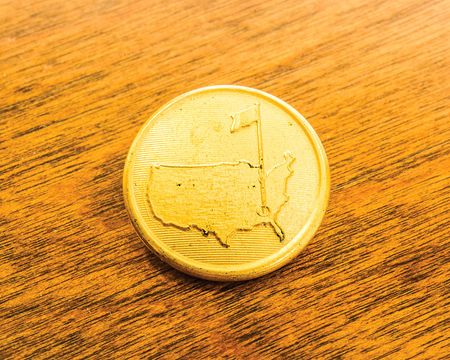 Lot #186 Dwight D. Eisenhower’s Brass Button Straight From His Master’s Jacket - Image 1