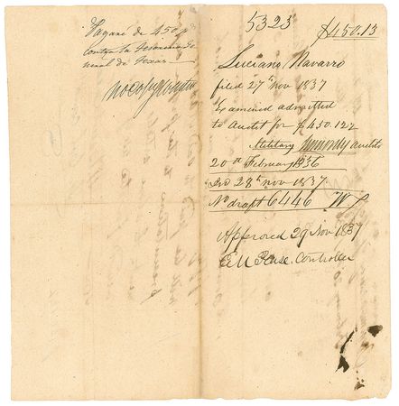 Lot #1025 William Barret Travis Autograph Document Signed - Image 2