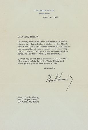Lot #1043 John F. Kennedy PT-109 Letters - Image 4