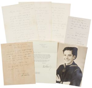 Lot #1043 John F. Kennedy PT-109 Letters