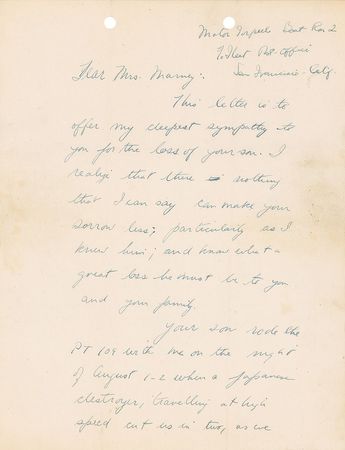 Lot #1043 John F. Kennedy PT-109 Letters - Image 15