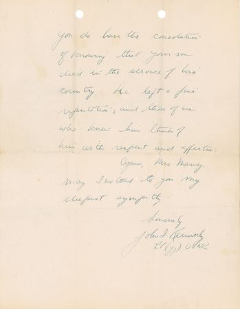 Lot #1043 John F. Kennedy PT-109 Letters - Image 17