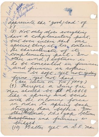 Lot #1070 Bruce Lee Autograph Manuscript - Image 6