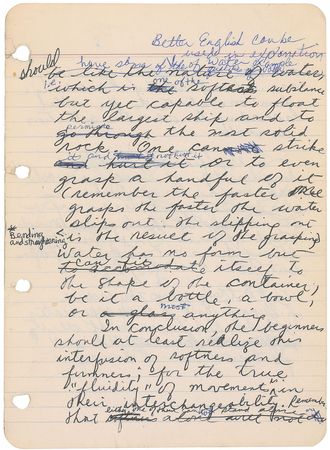 Lot #1070 Bruce Lee Autograph Manuscript - Image 7