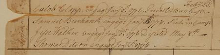 Lot #1011 George Washington Manuscript Muster Roll - Image 2