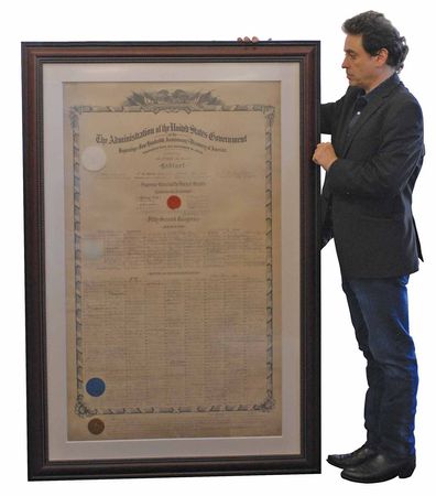 Lot #1003 400th Anniversary of the Discovery of America Signed Document - Image 4