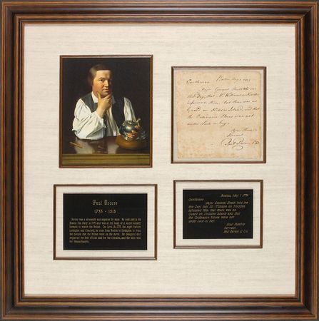 Lot #1009 Paul Revere Autograph Letter Signed - Image 1