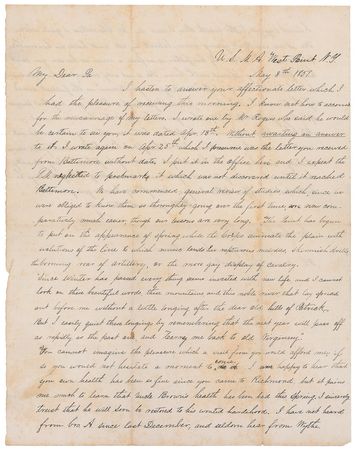 Lot #1022 J. E. B. Stuart Autograph Letter Signed - Image 1
