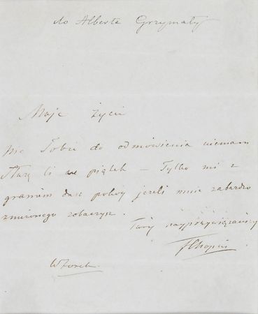 Lot #1035 Frederic Chopin Autograph Letter Signed - Image 2