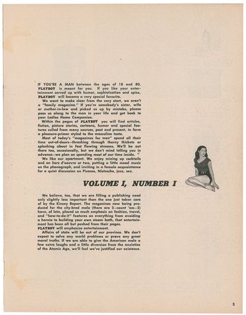 Lot #1069 Hugh Hefner Personally Gifted First Printing of Playboy #1 - Image 3