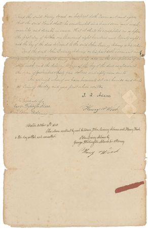 Lot #1013 John and Abigail Adams - Image 2