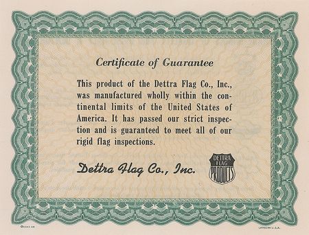 Lot #1045 John F. Kennedy Flag Flown Over the Capitol on November 22, 1963  - Image 3