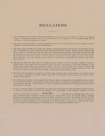 Lot #1077 Christy Mathewson Signed Document - Image 3