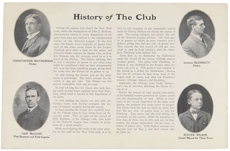Lot #1075 Baseball World Series 1905 Program - Image 2