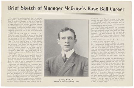 Lot #1075 Baseball World Series 1905 Program - Image 3