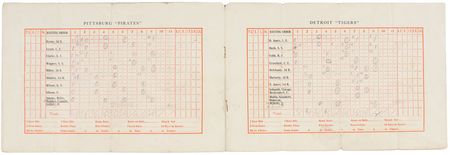 Lot #1076 Baseball World Series 1909 Program - Image 3