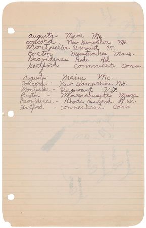 Lot #1068 James Dean’s Fifth Grade Notebook - Image 2