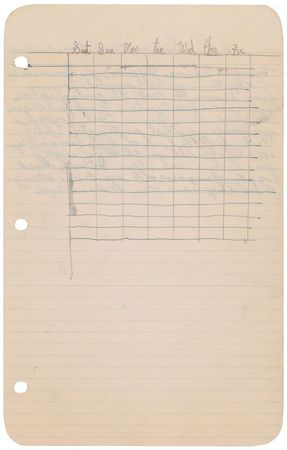 Lot #1068 James Dean’s Fifth Grade Notebook - Image 5