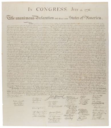 Lot #1005 Declaration of Independence Force Print - Image 1