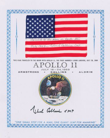 Lot #1054 Apollo 11 Flown Flag - Image 3