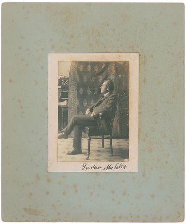 Lot #1034 Gustav Mahler Signed Photograph - Image 2
