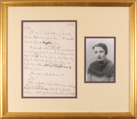 Lot #1060 Ayn Rand Original Manuscript Page from Atlas Shrugged - Image 1
