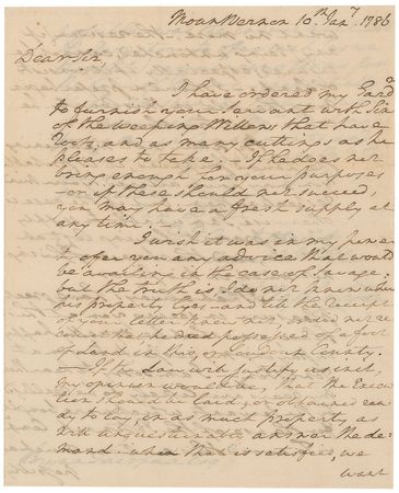 Lot #1012 George Washington Autograph Letter Signed - Image 1