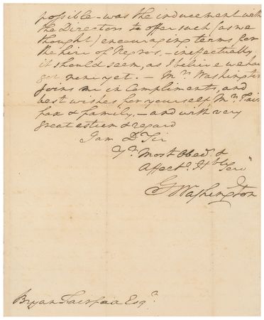 Lot #1012 George Washington Autograph Letter Signed - Image 3