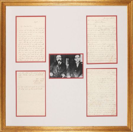 Lot #1038 Nicola Sacco and Bartolomeo Vanzetti Autograph Letters Signed - Image 1