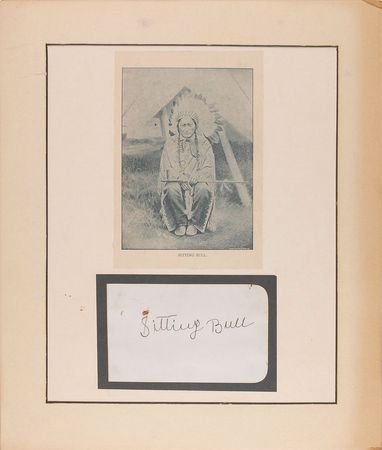Lot #1028 Sitting Bull Signature - Image 3