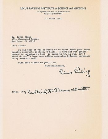 Lot #247 Linus Pauling Group Lot - Image 1