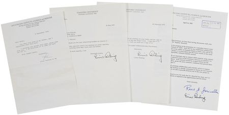 Lot #248 Linus Pauling: Two letters to a controversial Vitamin C advocate - Image 1