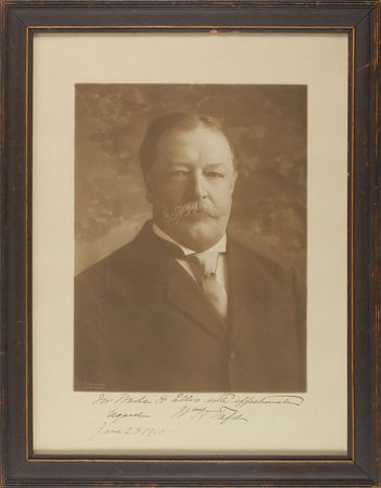 Lot #67 William H. Taft: Huge portrait for a former US assistant attorney general - Image 1