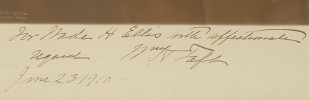 Lot #67 William H. Taft: Huge portrait for a former US assistant attorney general - Image 2