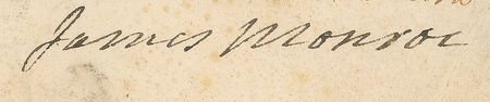 Lot #10 James Monroe Signed Document - Image 2