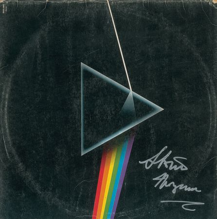 Lot #720 Pink Floyd: All four members sign their masterpiece, The Dark Side of the Moon - Image 2