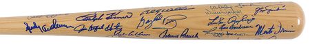 Lot #911 Baseball Hall of Famers Baseball Bat - Image 2