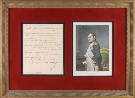 Lot #239 Napoleon: Napoleon chastises his son for lack of oversight: “I cannot conceive of how your expenditures for four months could reach 15,900,000 francs” - Image 1