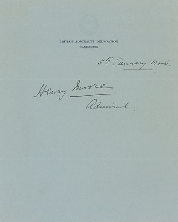 Lot #332 Frederick Browning and Henry Ruthven Moore Signatures - Image 2